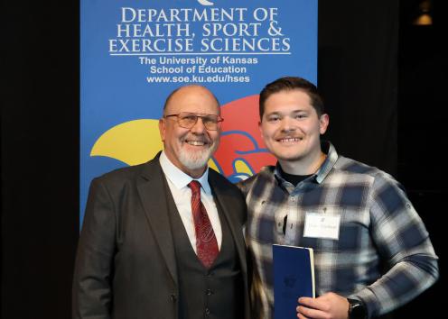 Dr. Drake Eserhaut receives Wayne Osness Outstanding Doctoral Student Award