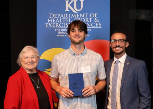 Maddox Burkitt receives Marlene Mawson Undergraduate Sport Management Scholarship