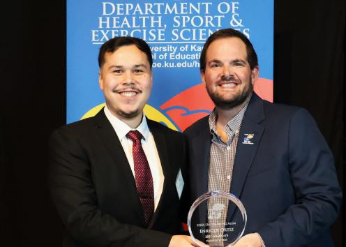 Enrique Ortiz 2020 HSES Outstanding Community Health Alumni