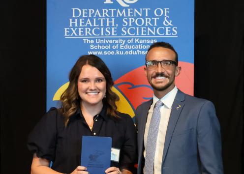 Taylor Durst receives Dr. Forrest C. "Phog" Allen Scholarship